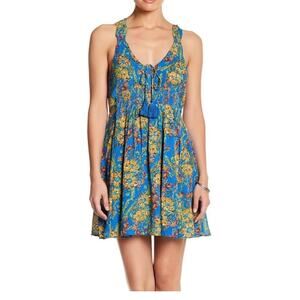 Free People floral mini dress Large